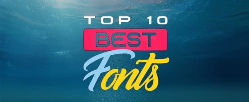 Top 10 Professional Fonts for Designers